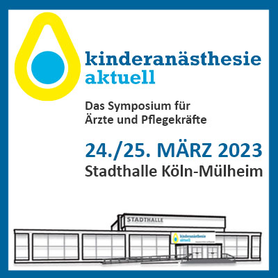 Ankündigung Symposium Kinderanästhesie aktuell 2023